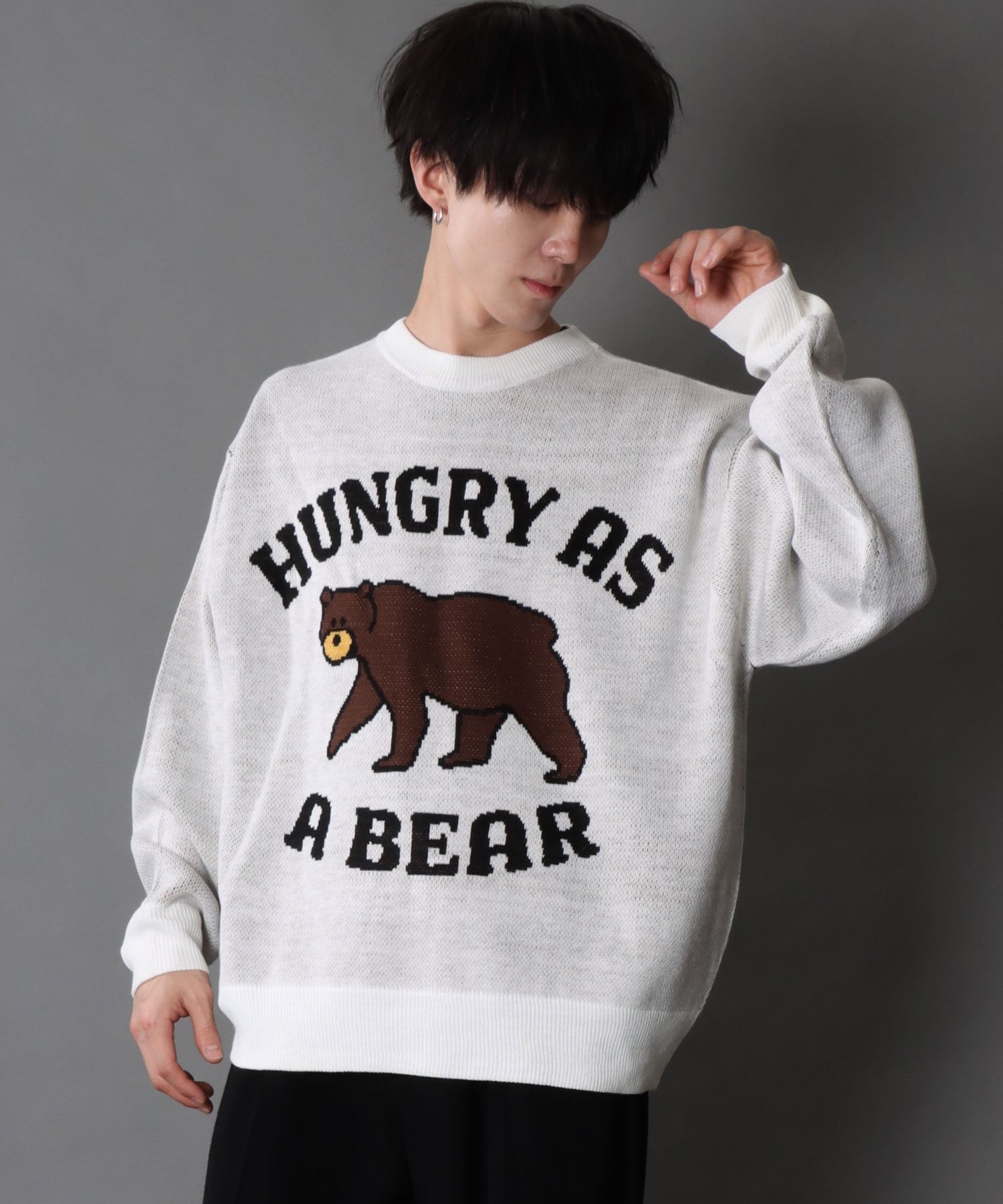 【SALE／34%OFF】SITRY ニット メンズ セーター クルーネック グラフィック ジャガード レディース ユ..