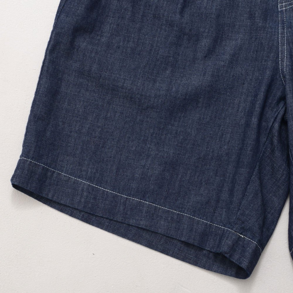 CavariA CavariAルーズシルエットデニムショーツ シルバーバレット パンツ ジーンズ・デニムパンツ ブルー【送料無料】