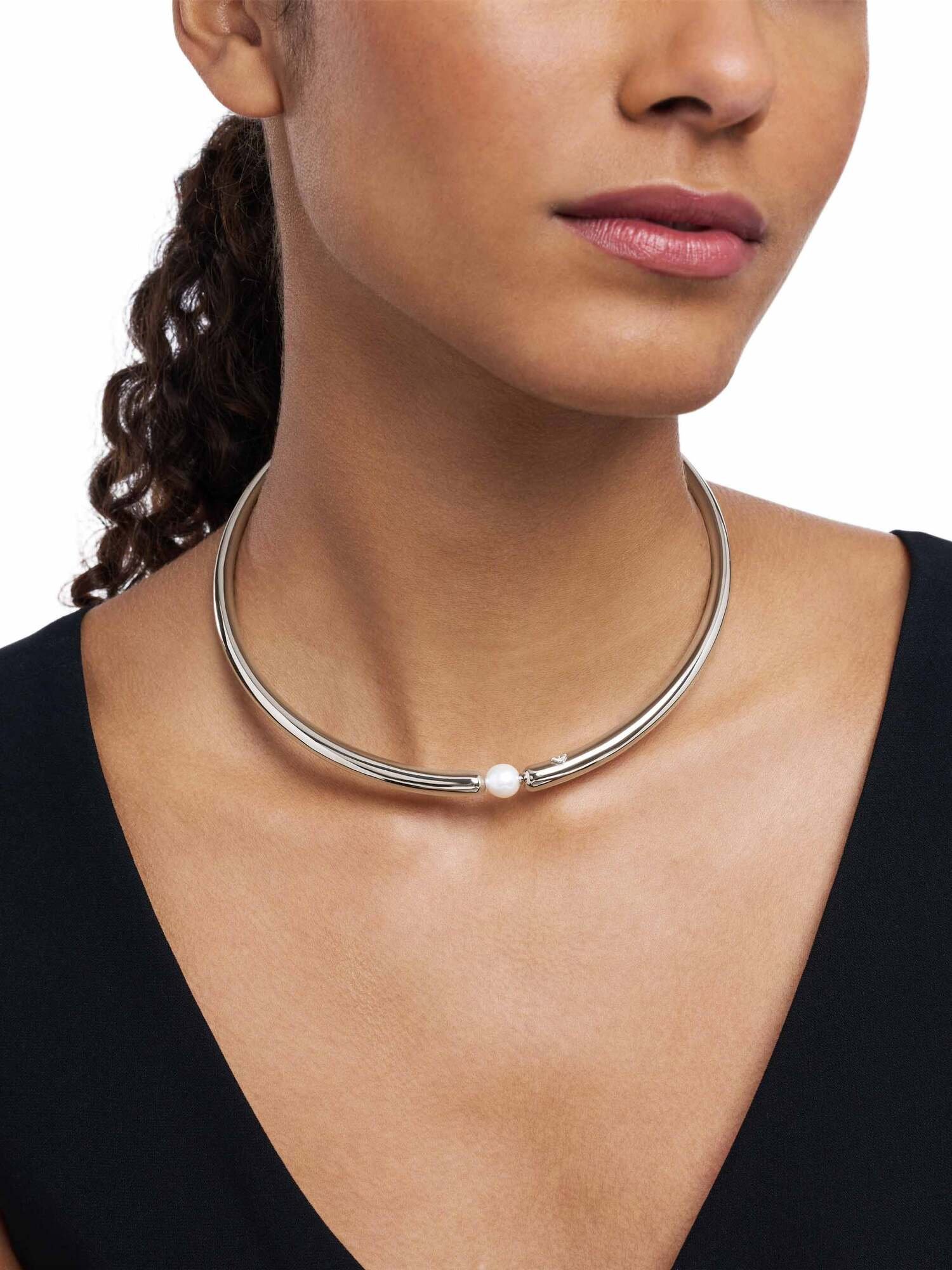 EMPORIO ARMANI エンポリオ・アルマーニ アクセサリー レディース ネックレス シルバー EGS3255040 ウォッチステーションインターナショナル アクセサリー・腕時計 ネックレス シルバー【送料無料】