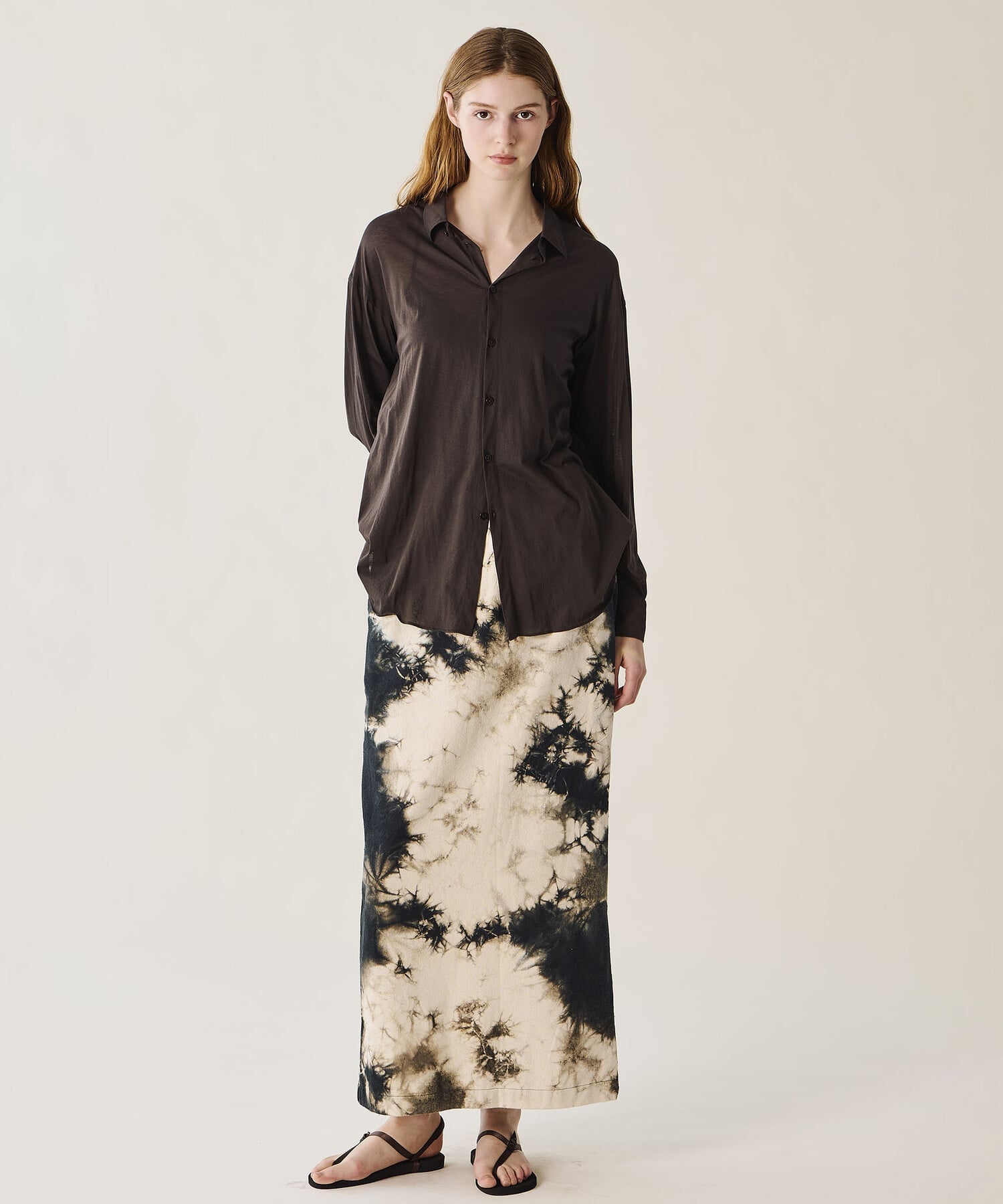 Bshop UNFIL ｜ コットン シアージャージー レギュラーカラーシャツ WOMEN ビショップ トップス シャツ・ブラウス