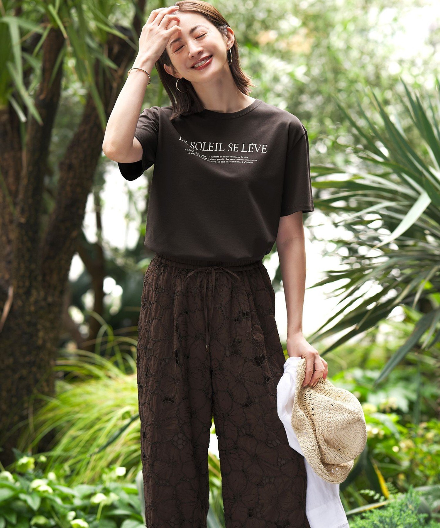 23区 ペーパーバスケット ハット ニジュウサンク 帽子 ハット ベージュ【送料無料】 stylife-15639153 Rakuten Fashion サンプル画像2