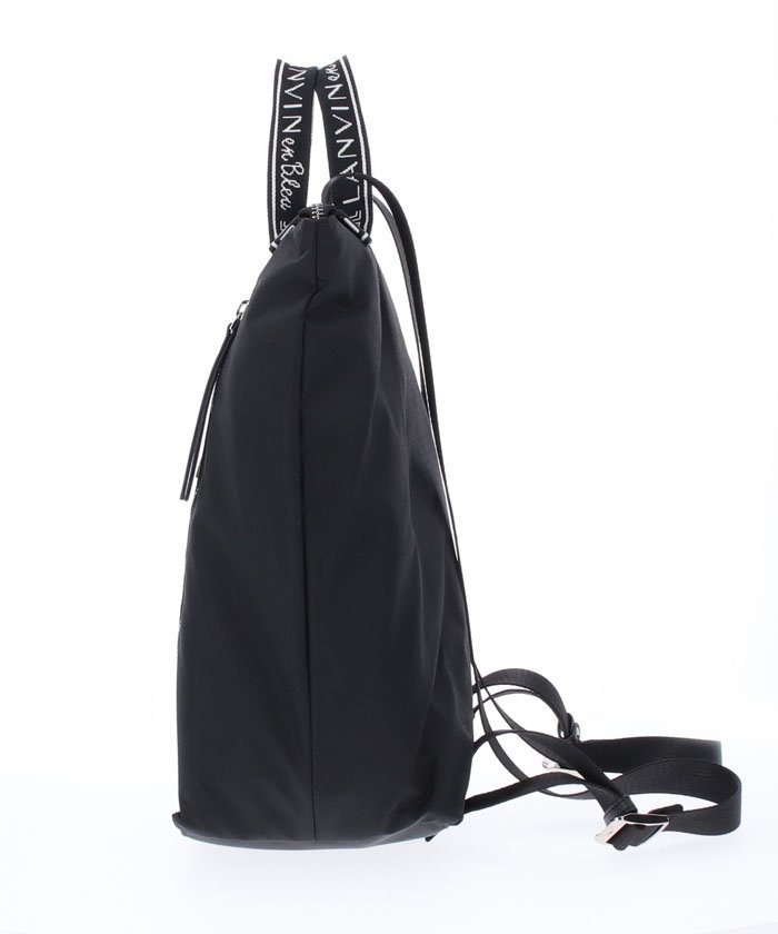 【SALE／30%OFF】LANVIN en Bleu エヴリー ポーチ付2wayリュック クイーポ バッグ リュック・バックパック ベージュ ブラック【送料無料】