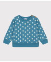 【SALE/20%OFF】PETIT BATEAU プリントプルオーバー プチバトー トップス スウェット・トレーナー グリーン【送料無料】