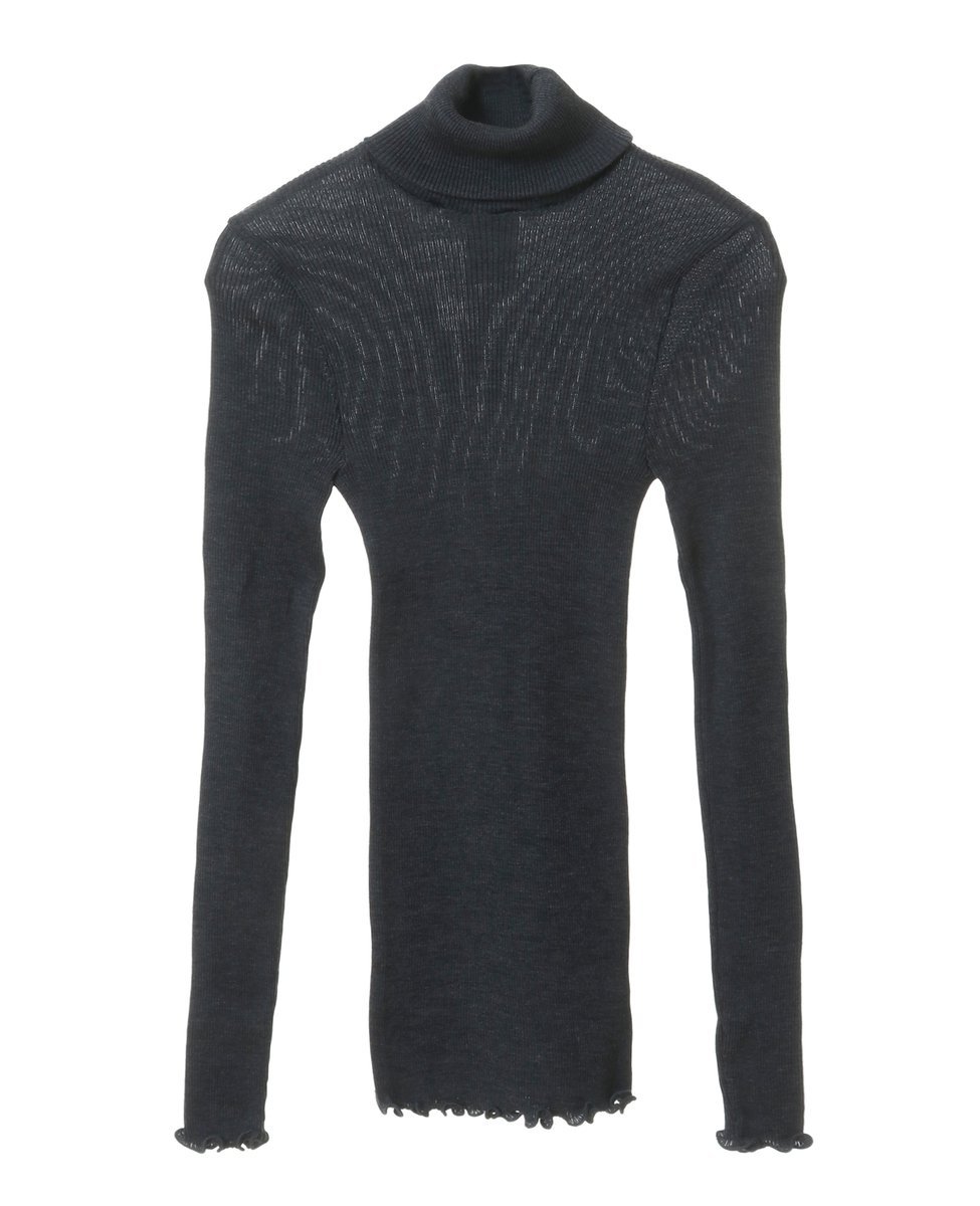 martinique Oscalito/3438 W CAMI L/SL RIB TURTLENECK マルティニーク インナー・ルームウェア その他のインナー・ルームウェア グレー ネイビー ブラック【送料無料】