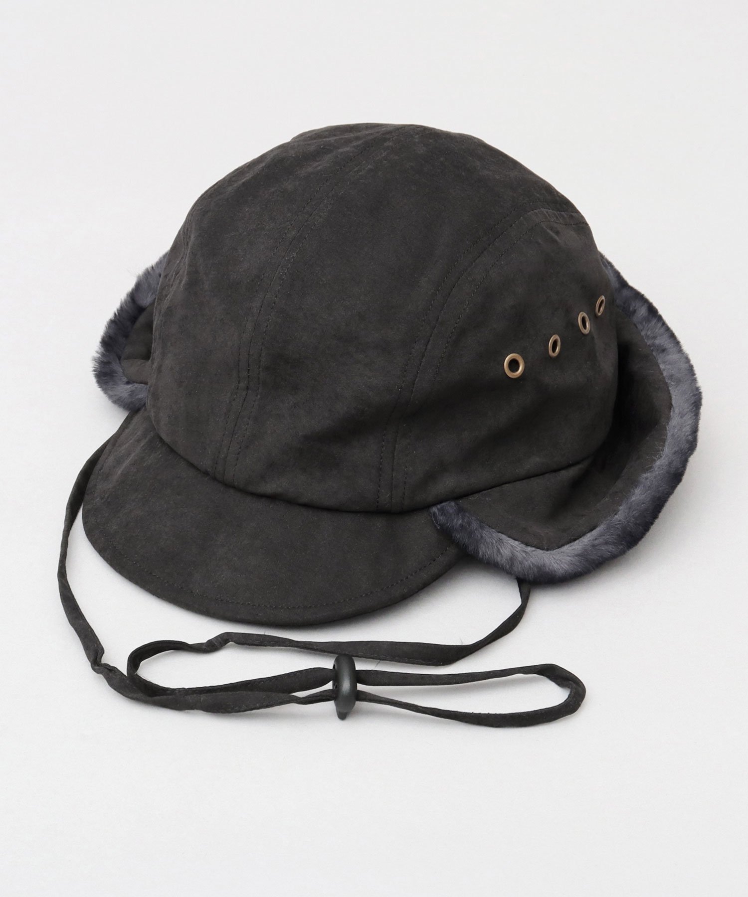 ReqHatter キャップ 帽子 ハンターキャップ ファーキャップ 耳当て 黒 カーキ 2way エー.エム.エス. 帽子 キャップ ブラック カーキグリーン【送料無料】