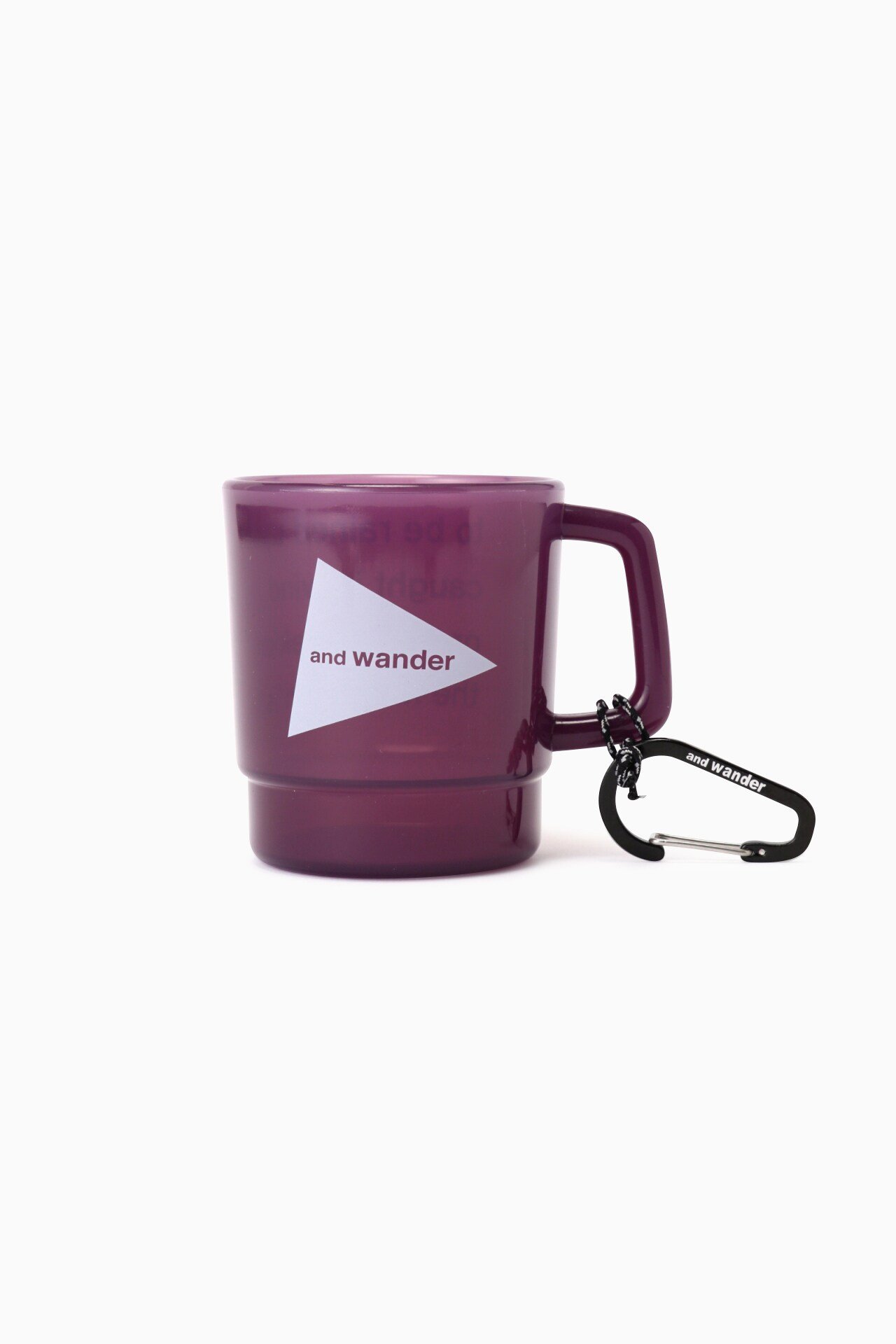 and wander and wander logo PP mug アンドワンダー スポーツ・アウトドア用品 アウトドア・レジャー・..
