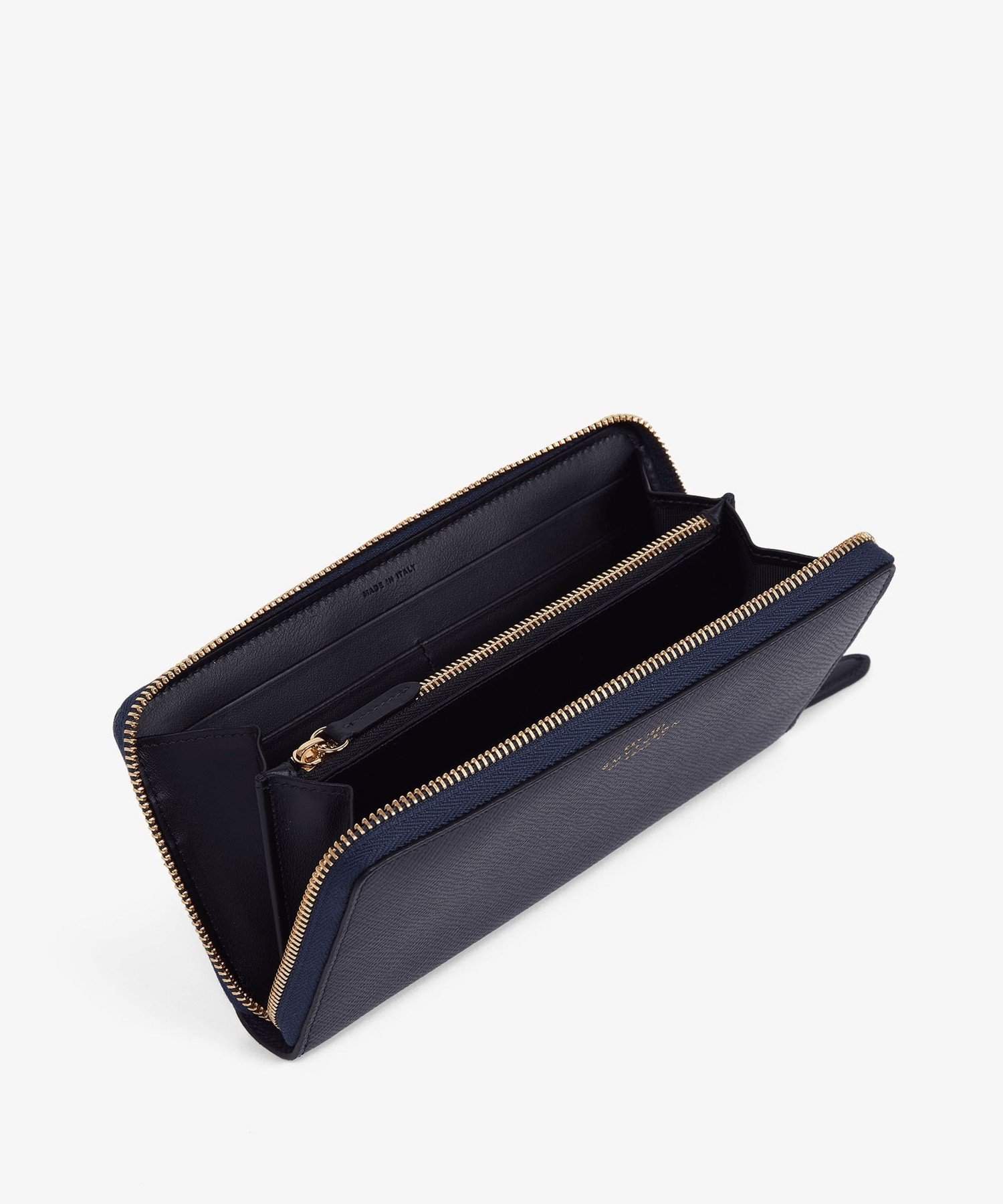 SMYTHSON Panama Large Zip Around Purse スマイソン 財布・ポーチ・ケース 財布 ネイビー【送料無料】