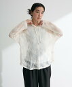 【SALE/76%OFF】Green Parks ・SUGAR SPOON シアーレースフーディー グリーンパークス トップス スウェット・トレーナー ホワイト...