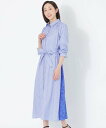 【SALE/32%OFF】S.ESSENTIALS 【HIBIYA KADAN】コンビシャツワンピース(ストライプ) エス エッセンシャルズ ワンピース・ドレス...
