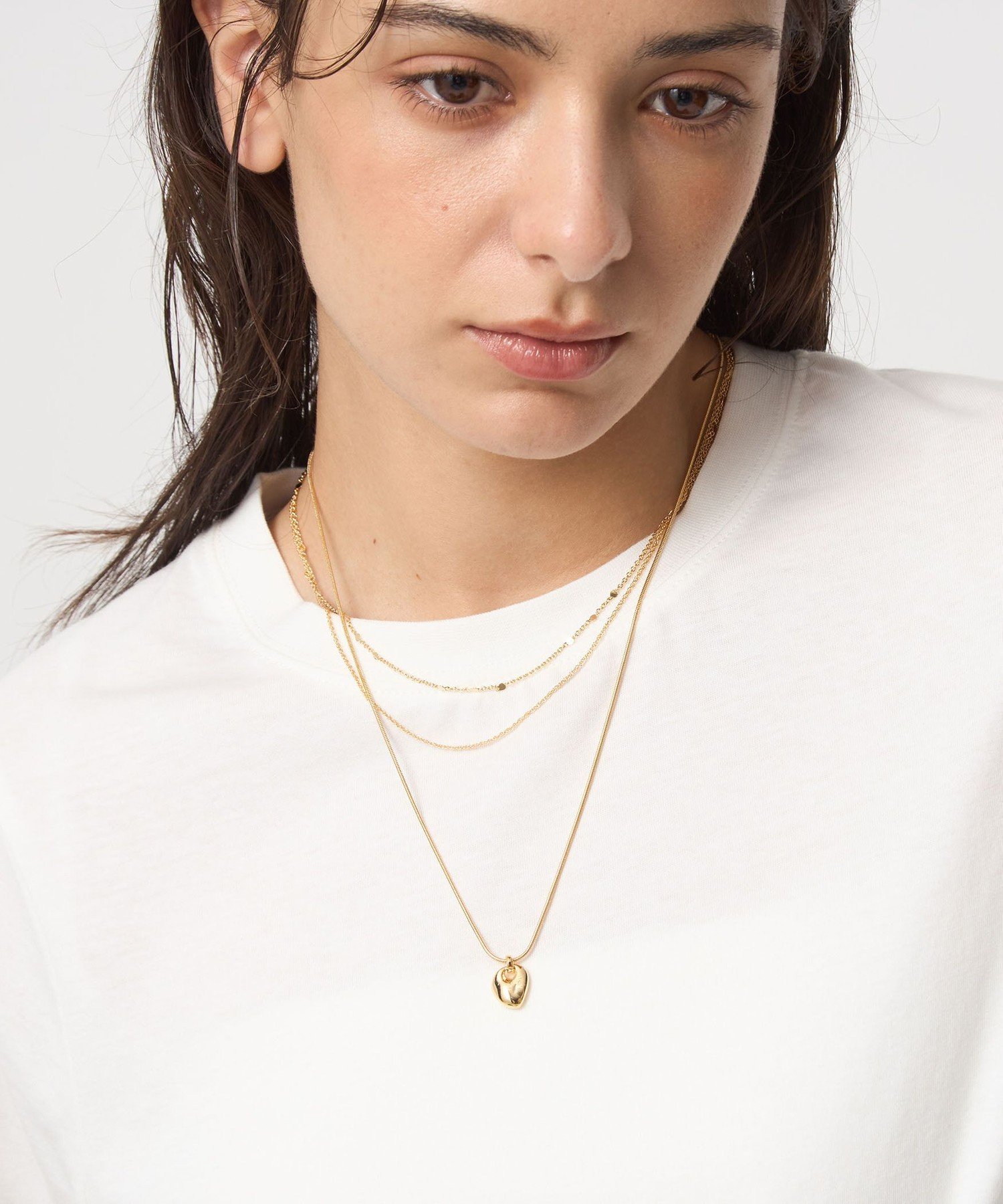 UNITED ARROWS green label relaxing 3WAY チャーム ネックレス ユナイテッドアローズ グリーンレーベルリラクシング アクセサリー・腕時計 ネックレス シルバー ゴールド