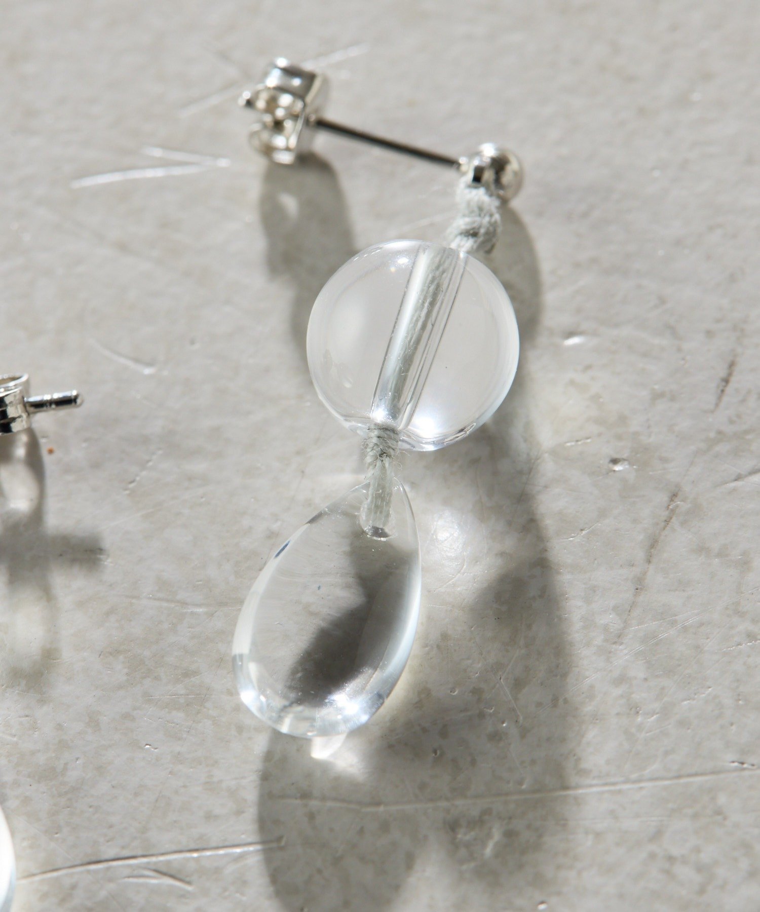 COLLAGE GALLARDAGALANTE 【PAPILLONNER/パピヨネ】クリアドロップピアス コラージュガリャルダガランテ アクセサリー・腕時計 ピアス【送料無料】