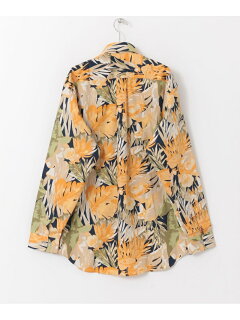 Madison Classic-Fit Sport Shirt, Tropical Print MG03497 100159399-UM04: Yellow Madison Classic-Fit Sport Shirt, Tropical Print MG03497 100159399-UM04: Yellow