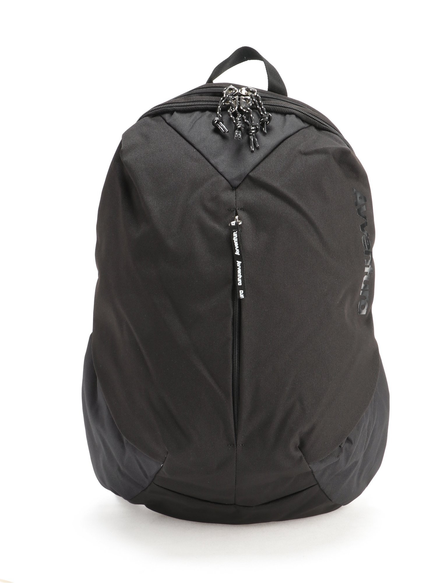 AVVENTURA AVVENTURA/(U)ロゴプリント センタージップ リュックRLC-30612 アヴェンチュラ バッグ リュック・バックパック ブラック【送料無料】