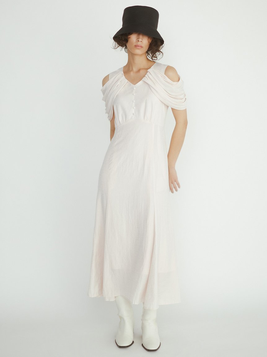 CELFORD カットアウト割線ワンピース セルフォード ワンピース・ドレス その他のワンピース・ドレス ベージュ ネイビー【送料無料】のサムネイル