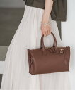 NOBLE 《予約》mica della valle/ミカデラヴァッレ Stella ノーブル バッグ ボストンバッグ ベージュ ブラウン【送料無料】