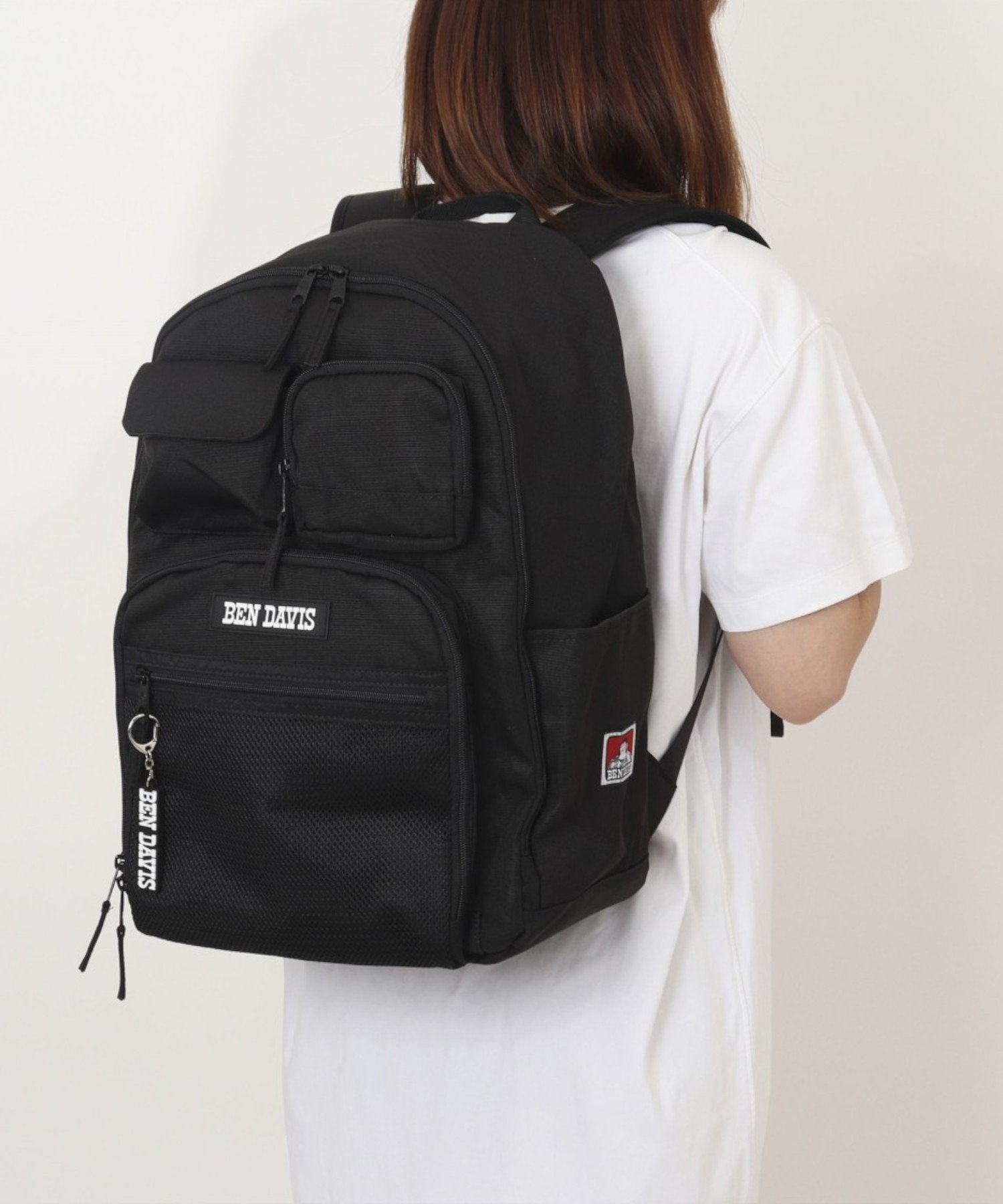BEN DAVIS BEN DAVIS ベンデイビス LARGE DAYPACK ローラ バッグ リュック・バックパック ホワイト ベージュ【送料無料】