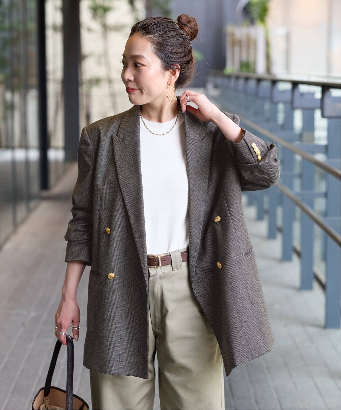 B.C STOCK 《追加予約》《S/M展開あり》Wブレストピークド4Bジャケット2 ベーセーストック ジャケット・アウター テーラードジャケット・ブレザー ブラック ネイビー ベージュ【送料無料】