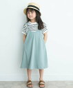 【SALE／50%OFF】DOORS エステルツイルキャミワンピース(KIDS) アーバンリサーチドアーズ ワンピース・ドレス ワンピース ブルー ネイビー