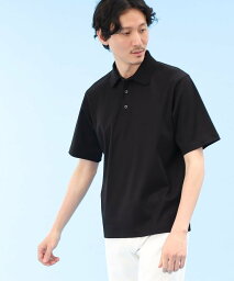 タケオキクチ ポロシャツ メンズ 【SALE／40%OFF】TAKEO KIKUCHI ハイゲージ フライス 半袖 ポロシャツ タケオキクチ トップス ポロシャツ ブラック ネイビー【送料無料】