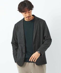 【SALE／50%OFF】UNITED ARROWS green label relaxing ツイード 2B ジャケット -ウォッシャブル・ストレッチ- ユナイテッドアローズ アウトレット ジャケット・アウター テーラードジャケット・ブレザー グレー【送料無料】