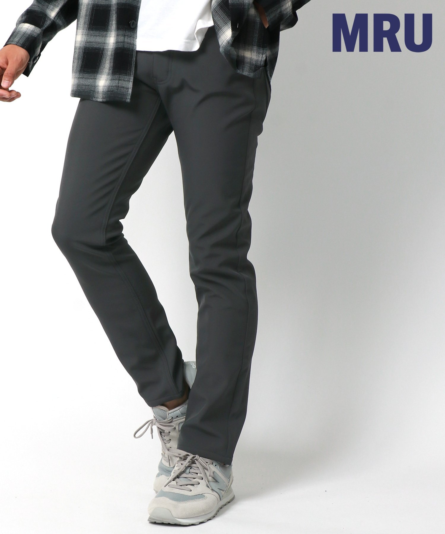 MRU MRU 防寒 ボンディングパンツ メンズ 裏フリース ストレッチ マルカワ パンツ チノパンツ ホワイト グレー ベージュ グリーン ネイビー ブラック