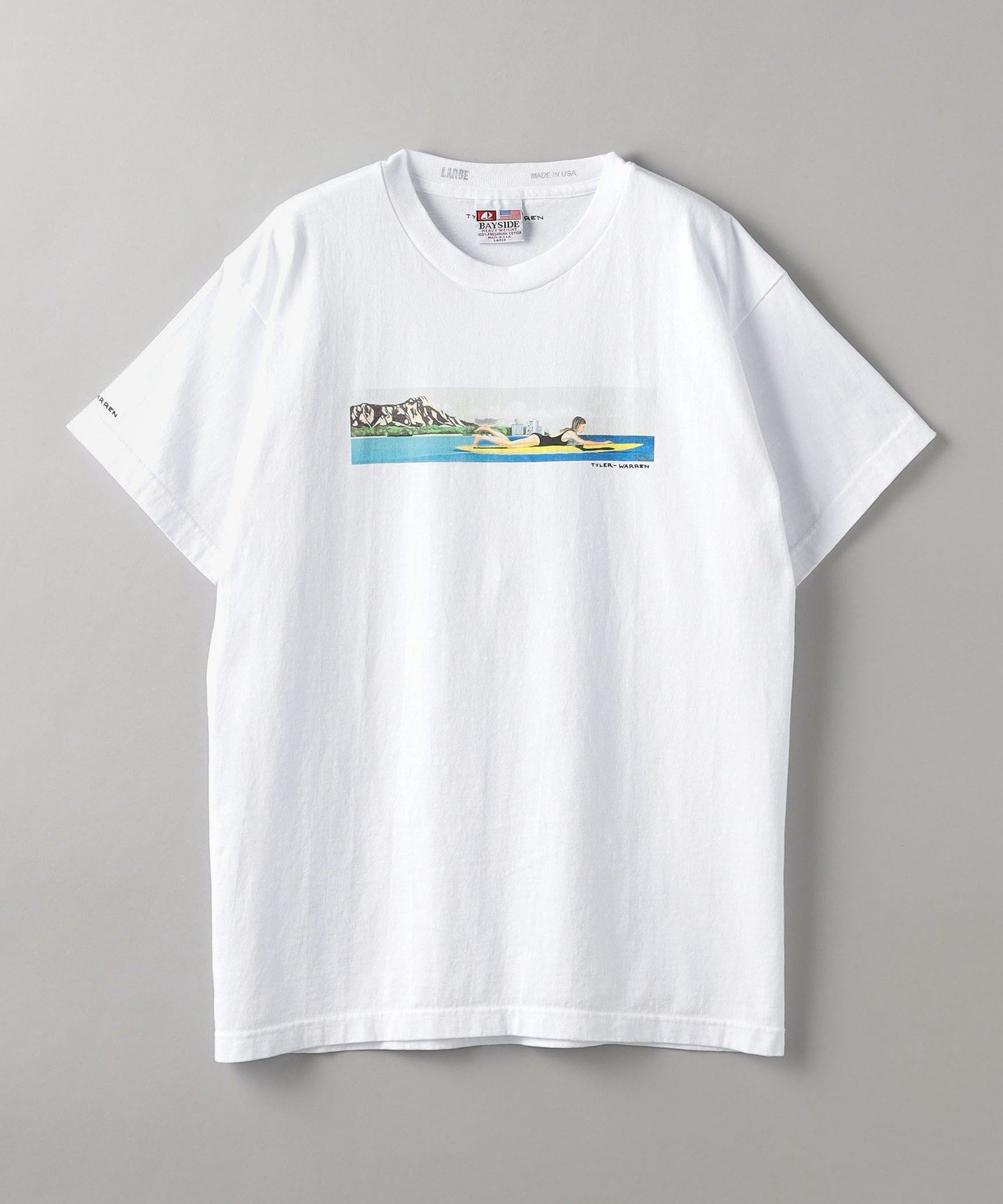 ユナイテッドアローズ 服（父向き） 【SALE／30%OFF】BEAUTY&YOUTH UNITED ARROWS 【別注】＜TYLER WARREN＞ プリントTシャツ 3 ユナイテッドアローズ アウトレット トップス カットソー・Tシャツ ホワイト【送料無料】