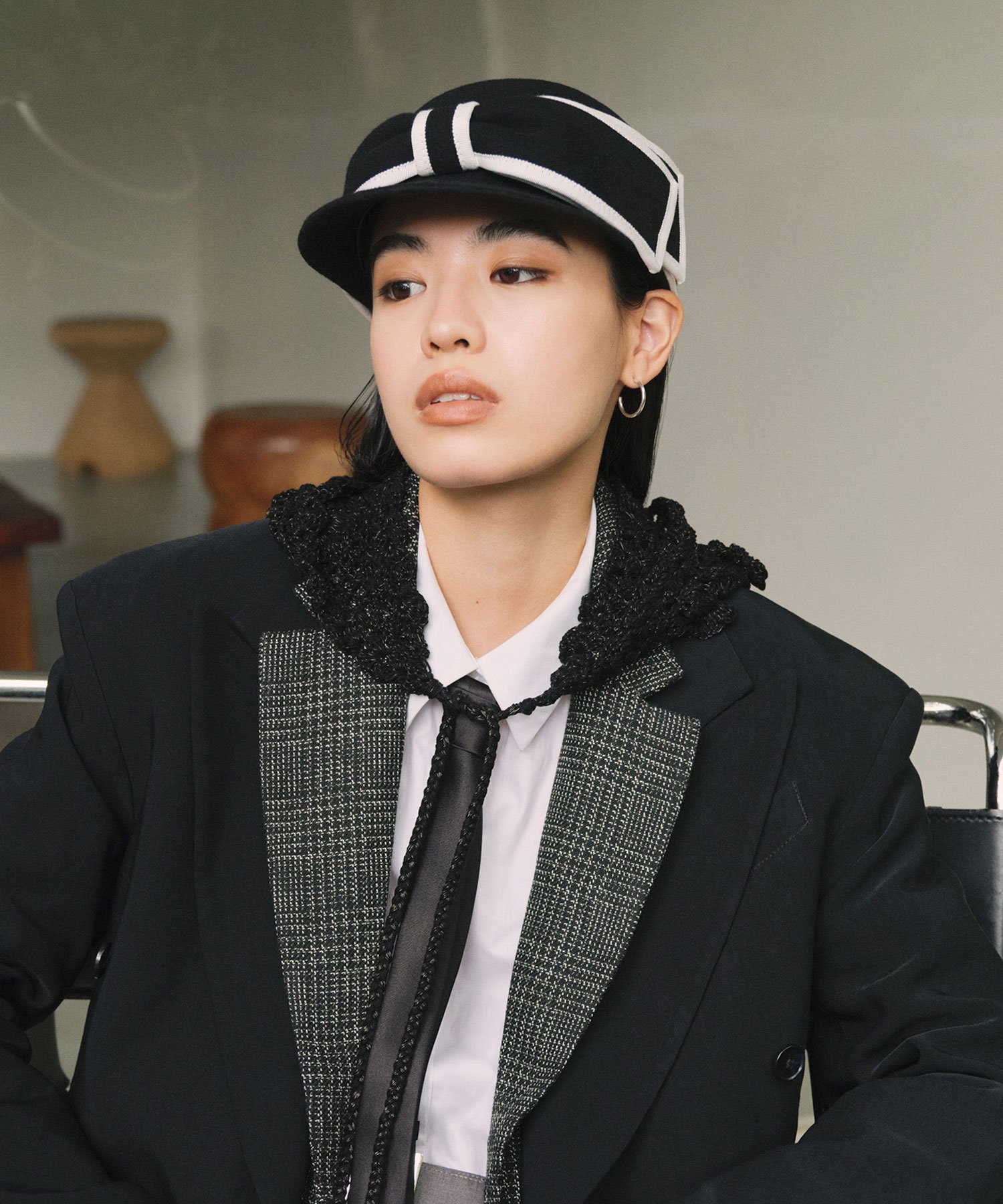 CA4LA PLATEAU カシラ 帽子 キャスケット ブラック レッド ベージュ【送料無料】