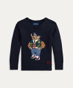 POLO RALPH LAUREN (ボーイズ 2才~7才)Polo ベア クルーネック セーター ラルフローレン トップス ニット ネイビー【送料無料】