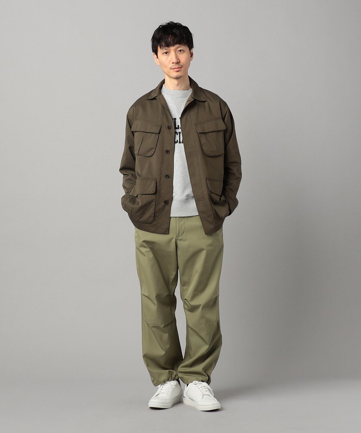 【撥水】パラシュート パンツ コムサメン パンツ その他のパンツ グリーン