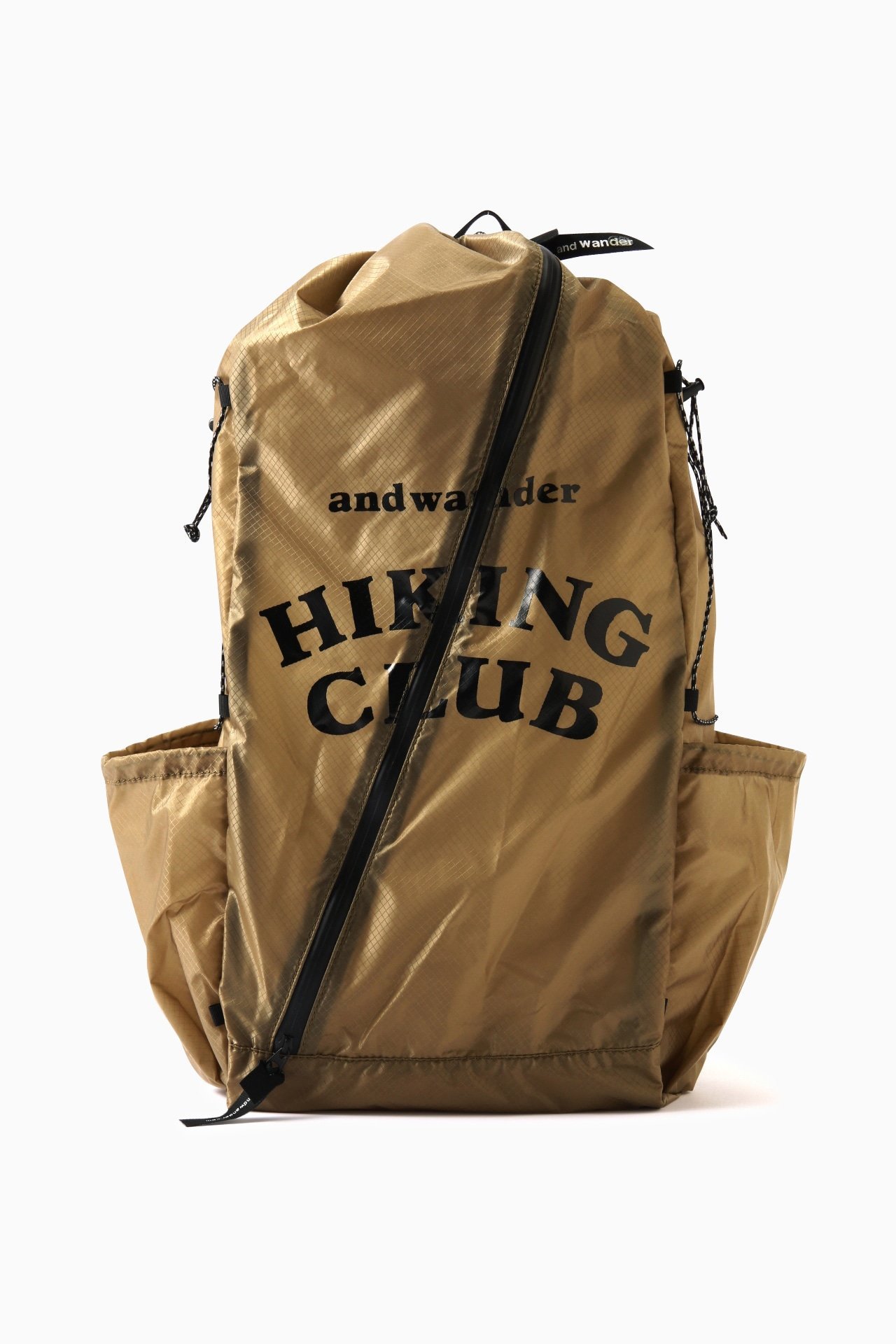 and wander hiking club sil daypack アンドワンダー バッグ その他のバッグ ベージュ【送料無料】