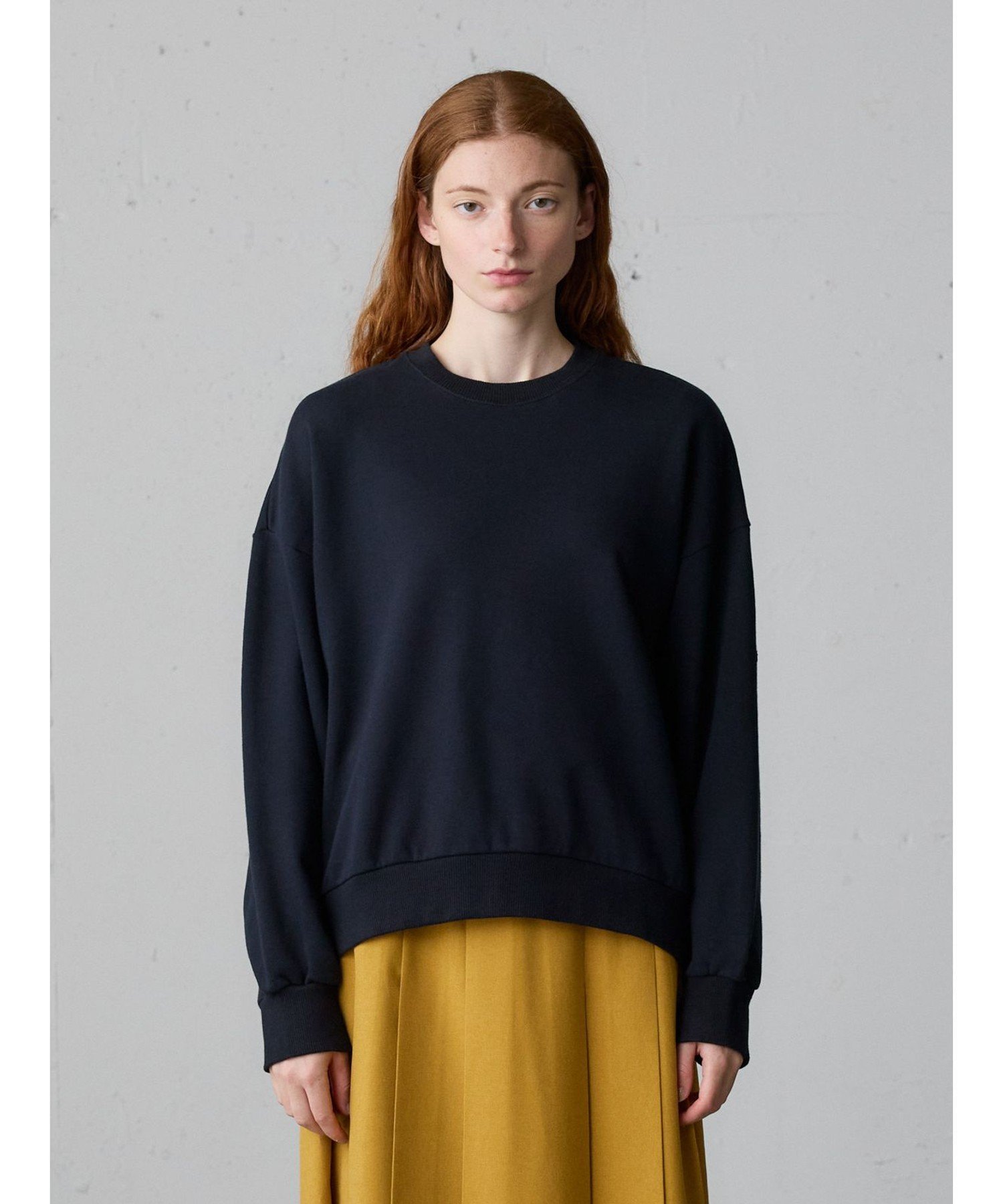 MidiUmi MidiUmi ワイドスウェットプルオーバー マーコート トップス カットソー・Tシャツ グレー ベージュ ブラック ブルー イエロー【送料無料...