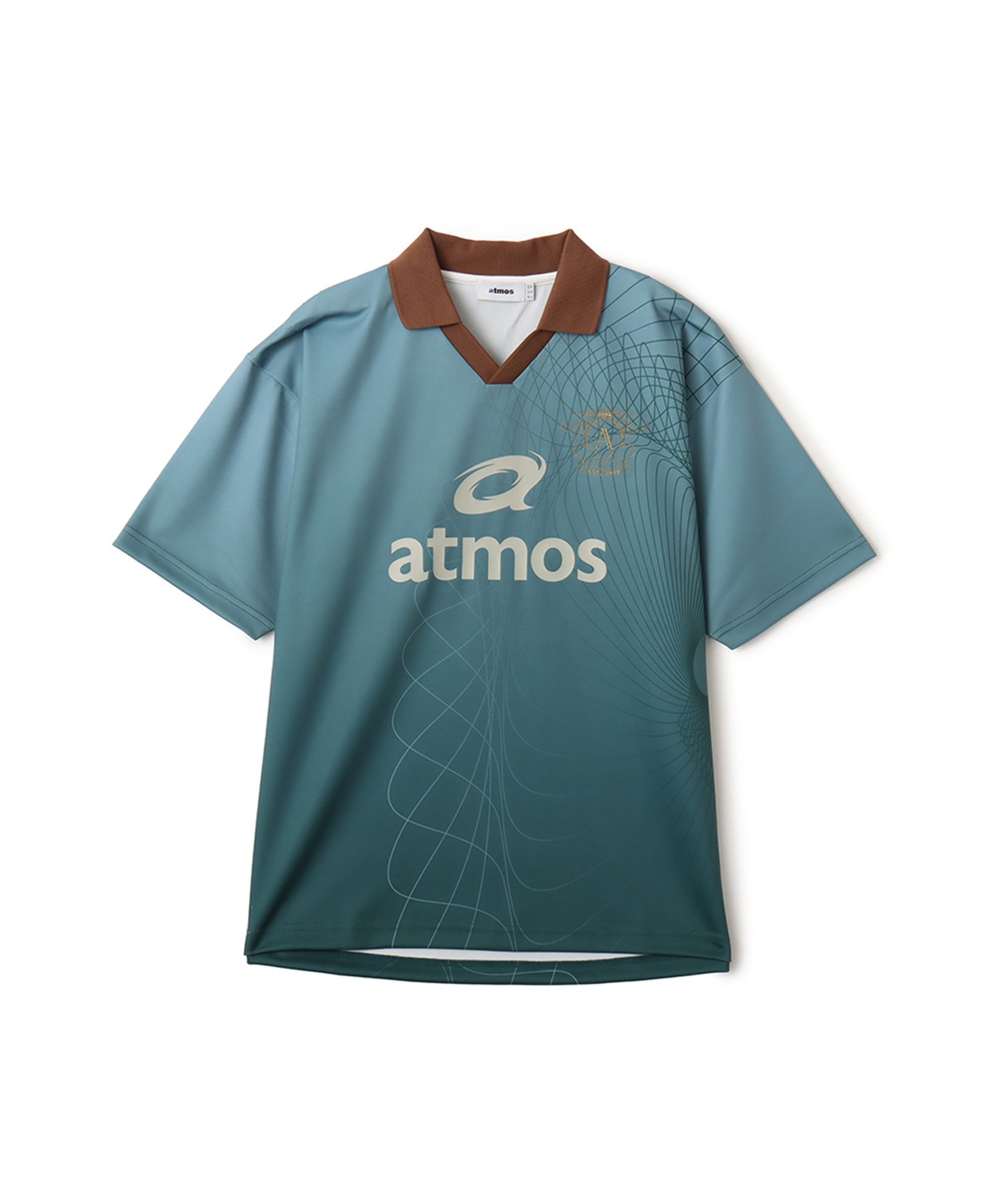 atmos atmos Soccer Jersey Game Polo Shirt GREEN アトモス トップス ポロシャツ グリーン【送料無料】