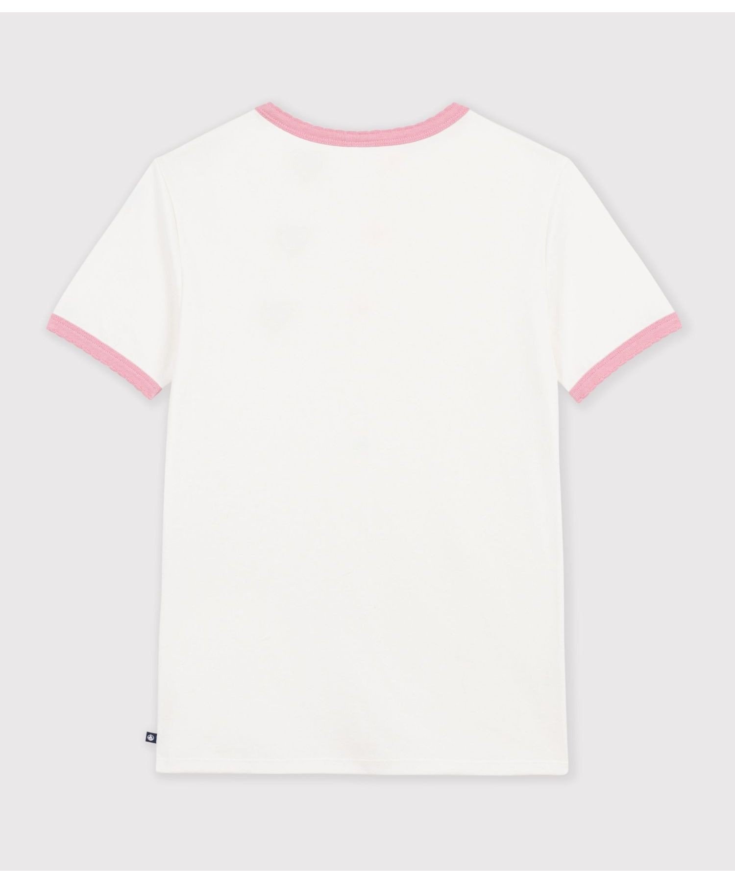 ポワンココット半袖Tシャツ プチバトー トップス カットソー・Tシャツ ホワイト