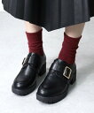 【SALE/20%OFF】AAA+Feminine 5cmヒール オフィス ワンピース パーティー セットアップ バックルシューズ ☆3583 サンエーフットウ...