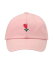 【SALE／30%OFF】moimoln モイモルン/ラブチューリップ刺繍キャップ モイモルン 帽子 キャップ ピンク