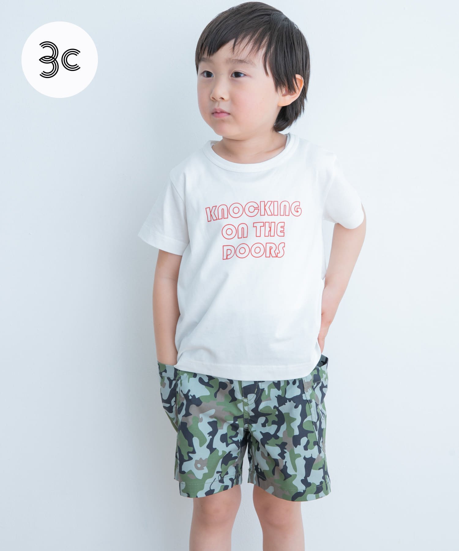 【SALE／40%OFF】URBAN RESEARCH DOORS 『WEB/一部店舗限定サイズ』インドオーガニックロゴTシャツ(KIDS) アーバンリサーチドアーズ トップス その他のトップス ホワイト ブルー