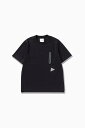 and wander polyester seamless SS T アンドワンダー トップス カットソー・Tシャツ ブラック グレー ブラウン【送料無料】