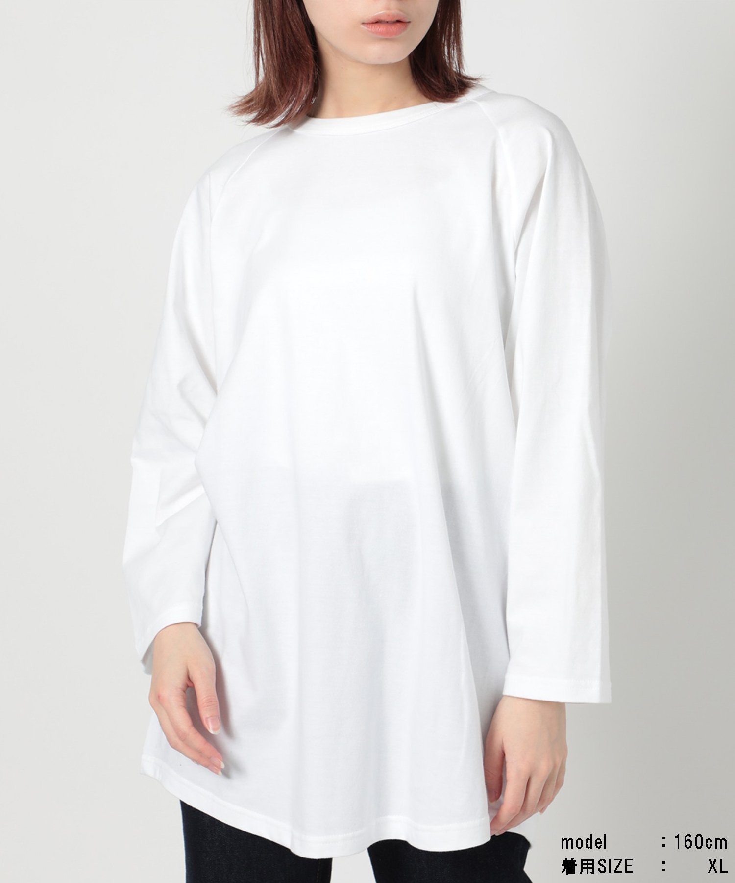 United Athle United Athle/5.6オンス ラグラン Tシャツ ロンT 七分袖 長袖 カットソー プルオーバー 重ね着 ユニセックス オーバーサイズ ユナイテッドアスレ 5045 セットアップセブン トップス カットソー・Tシャツ ホワイト グレー ブラック