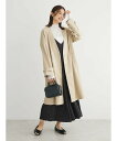 【SALE/70%OFF】Green Parks 撥水加工 ケア楽着流しコート グリーンパークス ジャケット・アウター その他のジャケット・アウター ネイビー ...