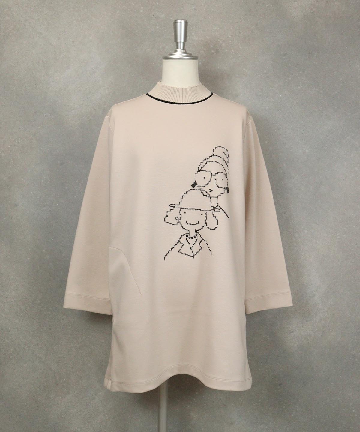 【SALE／40%OFF】STUDIO PICONE 吸湿発熱ポンチプルオーバー スタジオピッコーネ トップス その他のトップス ベージュ ブラック ブルー ピンク【送料無料】