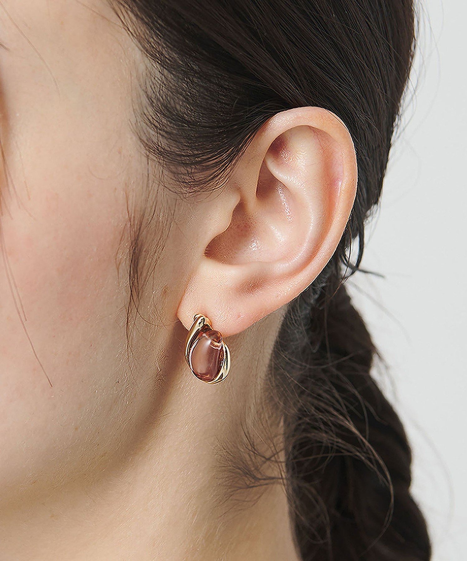 【SALE／30%OFF】BEAUTY&YOUTH UNITED ARROWS クリアストーンモチーフ ドロップ ピアス ビューティー＆ユース　ユナイテッドアローズ アクセサリー・腕時計 ピアス ゴールド シルバー