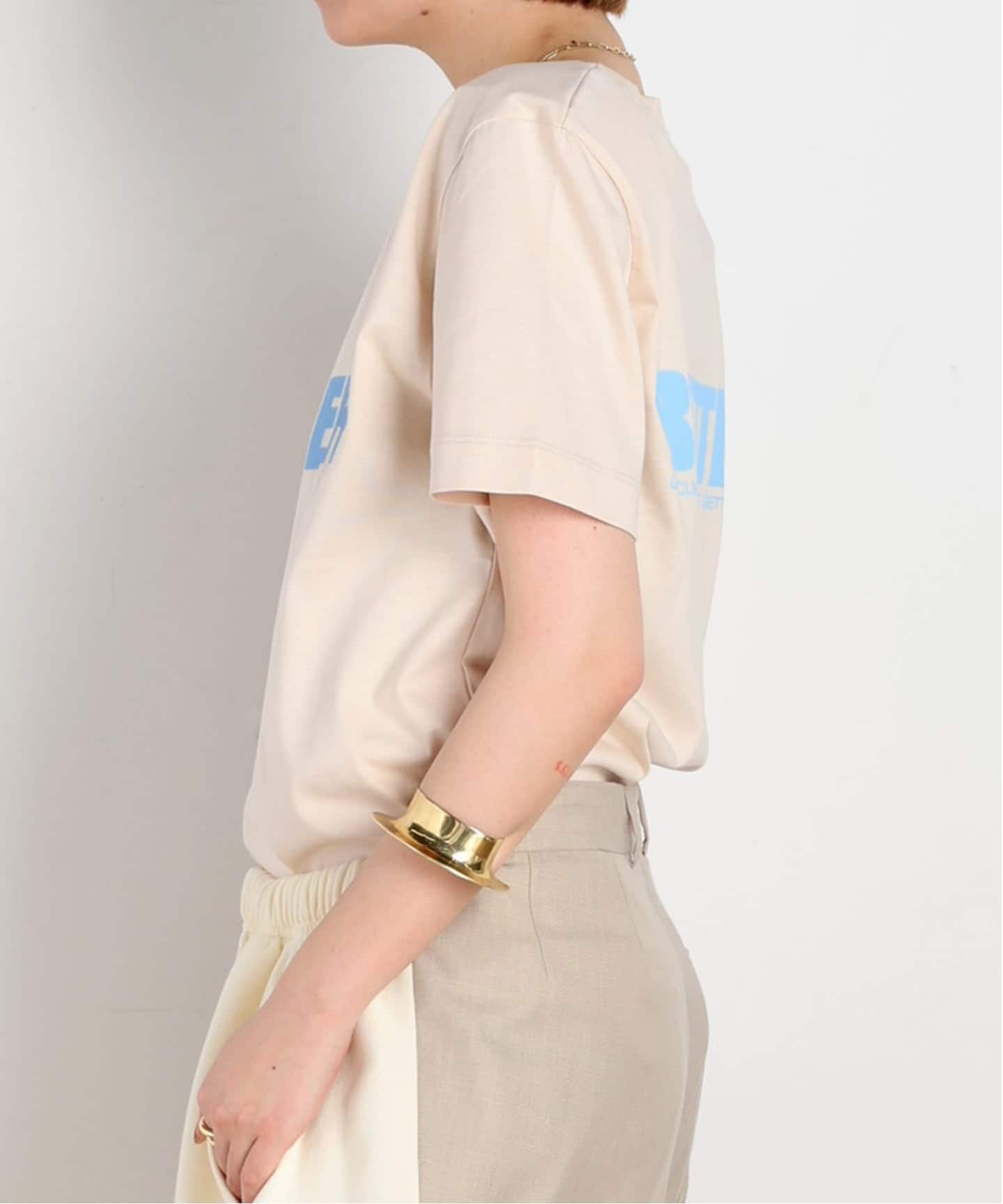 【BETTTER/ベター】MOTHER T-SHIRT エーピーストゥディオ トップス カットソー・Tシャツ ベージュ