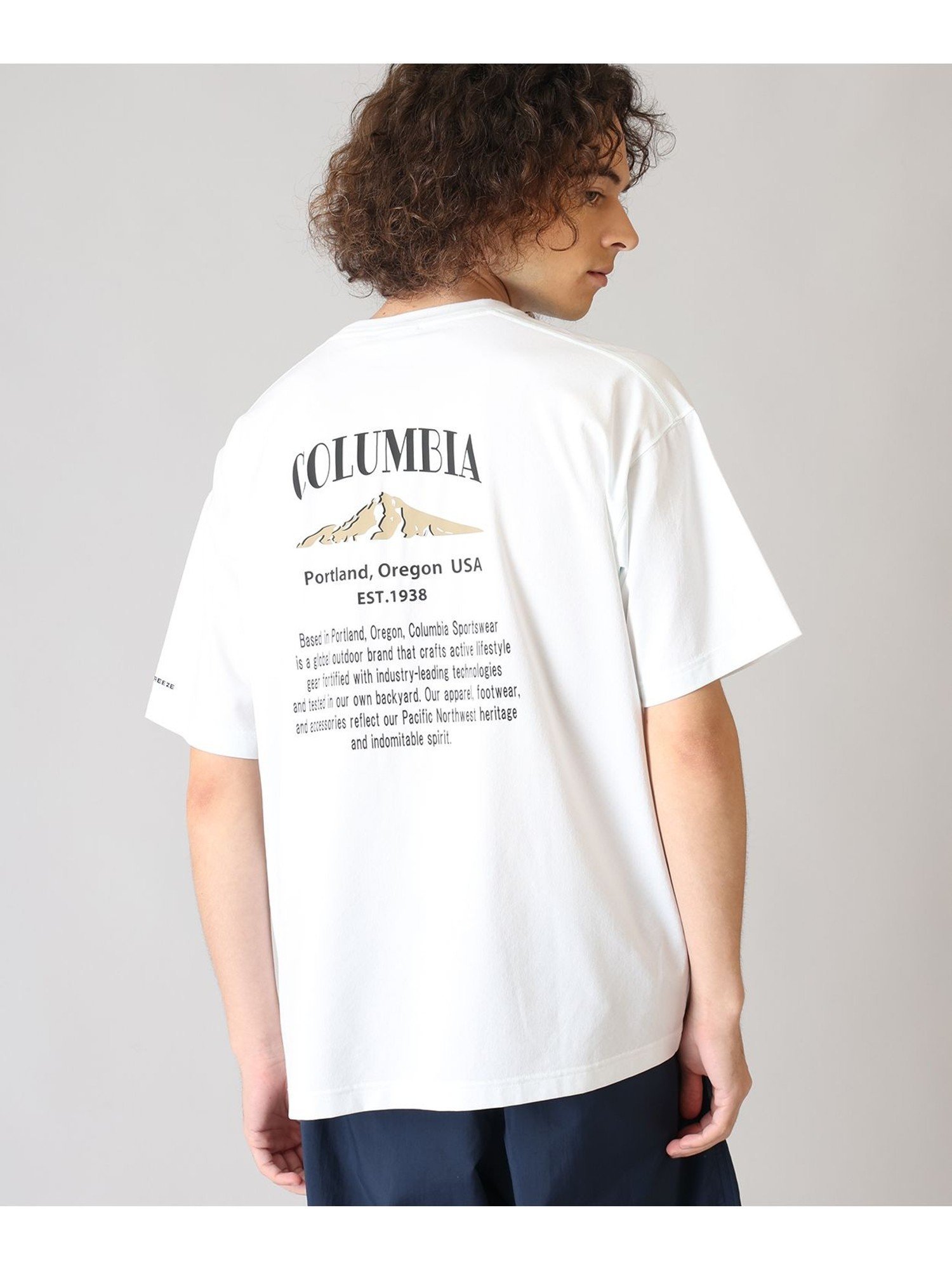 Columbia/ コールドベイダッシュショートスリーブTシャツ /コロンビア コロンビア トップス カットソー・Tシャツ ホワイト ブラック グレー ブルー ブラウン