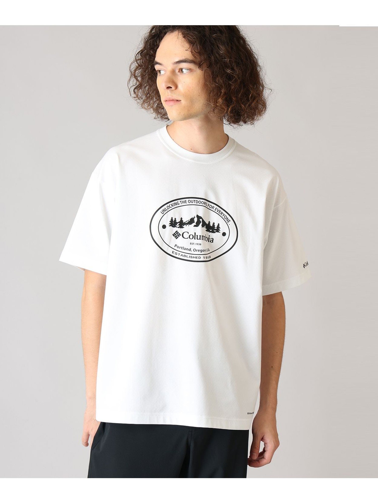 Columbia/ コールドベイダッシュショートスリーブTシャツ /コロンビア コロンビア トップス カットソー・Tシャツ ホワイト ブラック グレー ブルー ブラウン