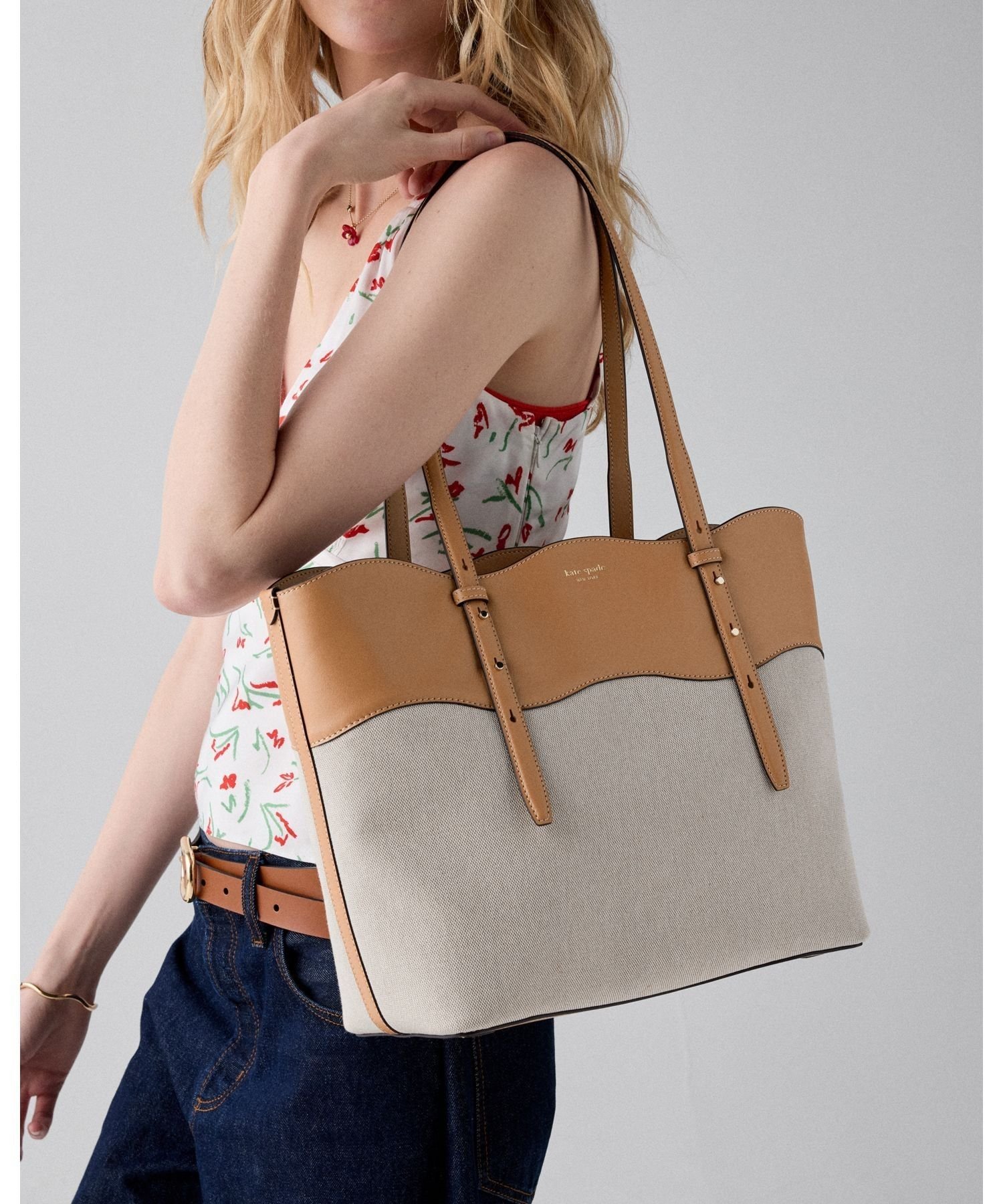 【SALE／40%OFF】kate spade new york 【公式】ドゥー イット オール ウェービー キャンバス トート バッグ ケイトスペードニューヨーク バッグ トートバッグ【送料無料】