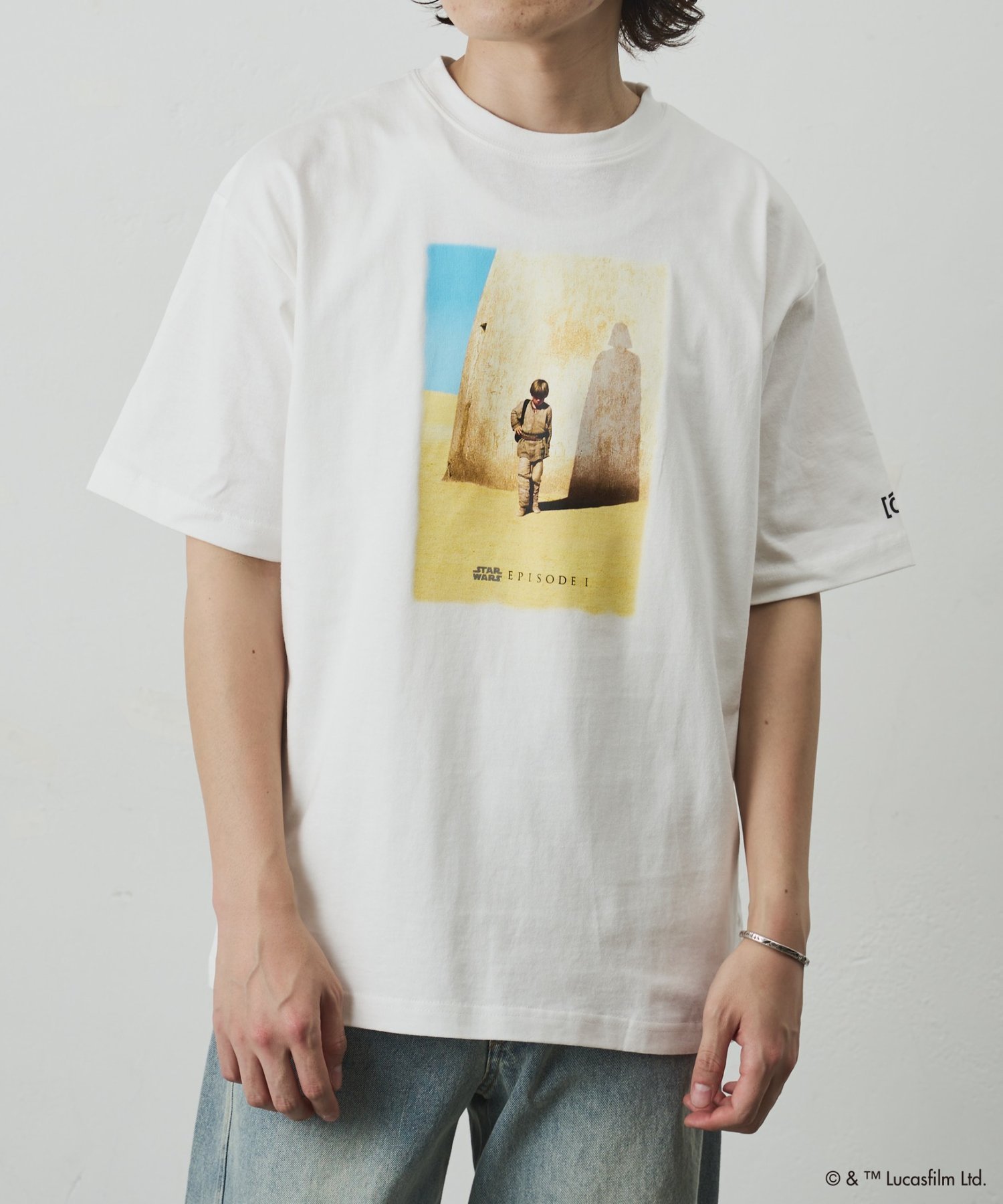 ConVenir/スター・ウォーズ/Tシャツ コロニー トゥーワンスリーナイン トップス カットソー・Tシャツ ブラック ホワイト