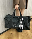 repipi armario (K)トラベルボストンBAG42L レピピアルマリオ バッグ ボストンバッグ ブラック グレー【送料無料】