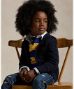 POLO RALPH LAUREN (ボーイズ 2才~7才)ケーブル コットン フーデッド フルジップ セーター ラルフローレン トップス ニット ネイビー【送...