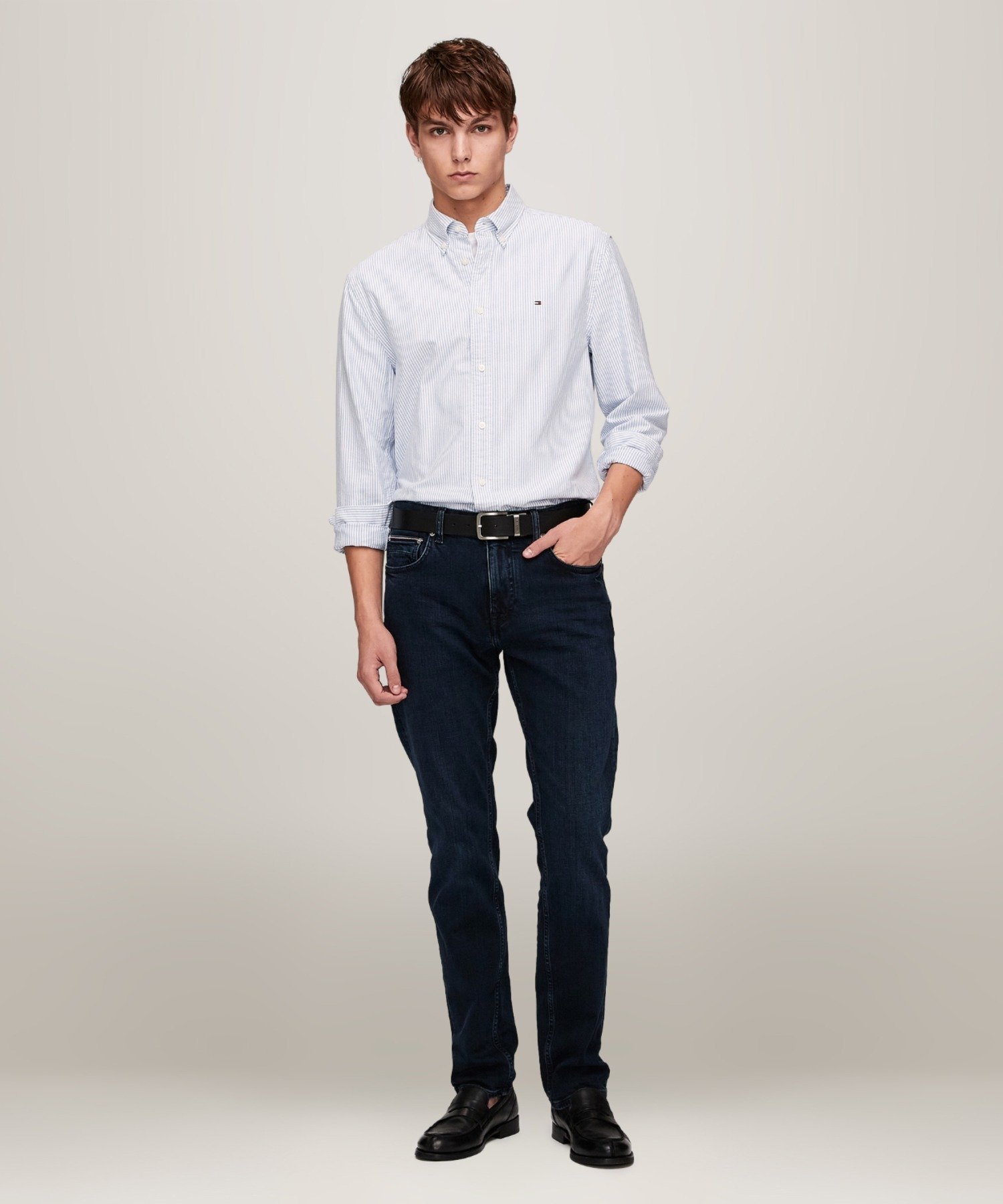 【SALE／50%OFF】TOMMY HILFIGER ストレートジーンズ トミーヒルフィガー パンツ ジーンズ・デニムパンツ ブルー【送料無料】