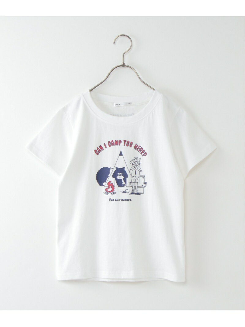 【SALE／40%OFF】ikka 【キッズ】タケウチアツシコラボTシャツ BOYS 120~150cm テント イッカ トップス カットソー・Tシャツ ホワイト